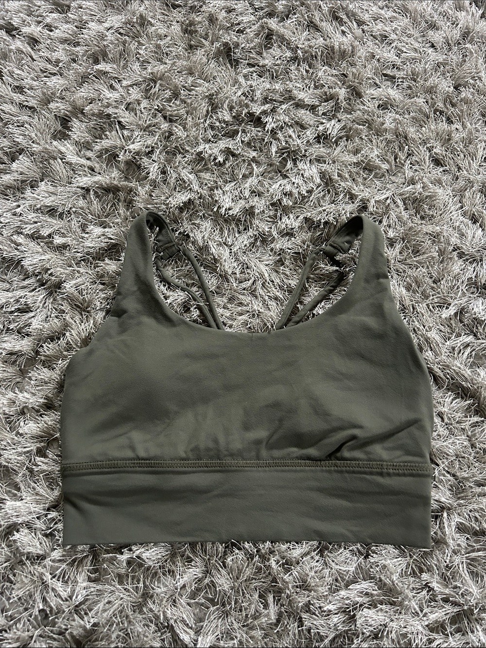 Forever 21 Olive Green Sports Bra